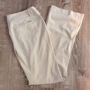 NY & CO 7th Ave Bootcut Pant Cream